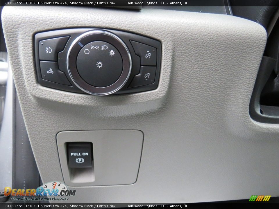 2018 Ford F150 XLT SuperCrew 4x4 Shadow Black / Earth Gray Photo #17