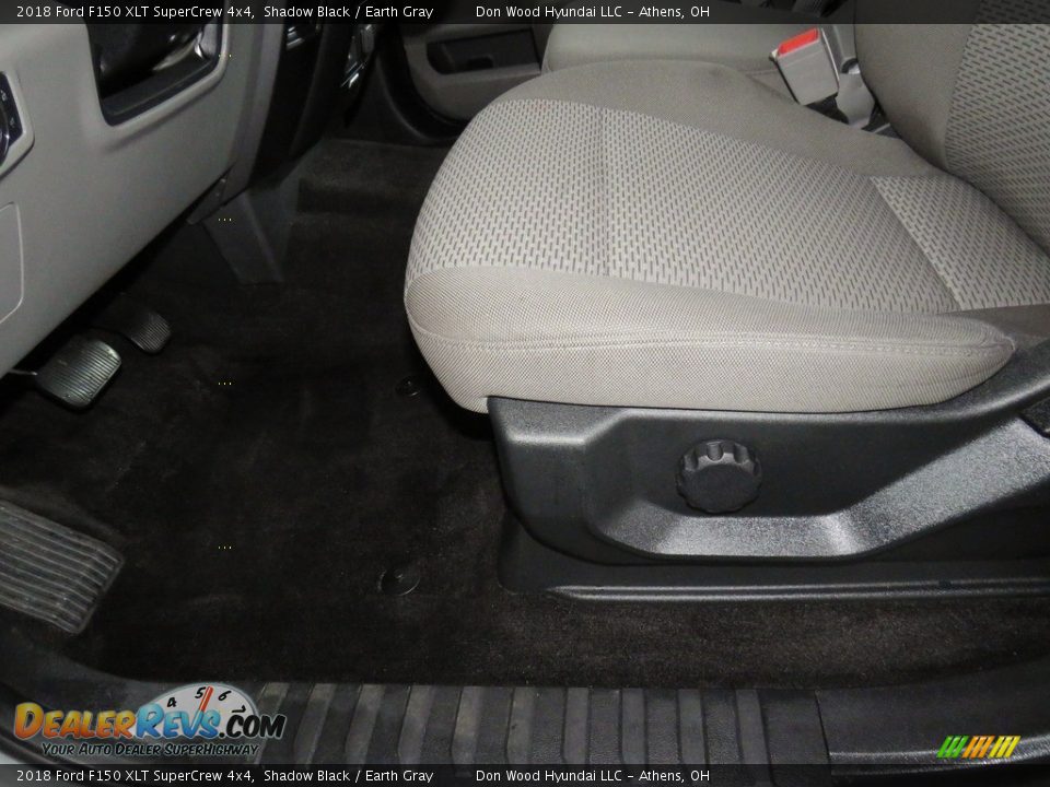 2018 Ford F150 XLT SuperCrew 4x4 Shadow Black / Earth Gray Photo #27