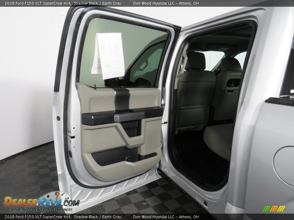 2018 Ford F150 XLT SuperCrew 4x4 Shadow Black / Earth Gray Photo #30