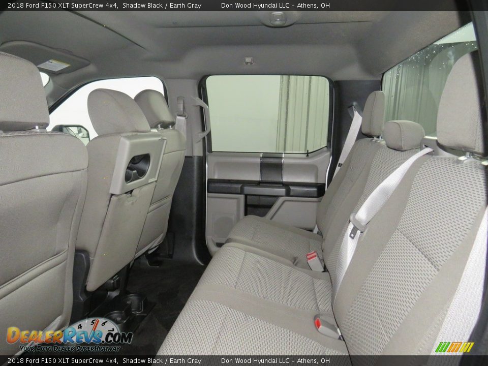 2018 Ford F150 XLT SuperCrew 4x4 Shadow Black / Earth Gray Photo #31