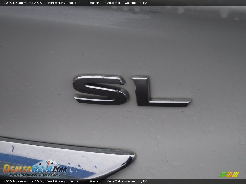 2015 Nissan Altima 2.5 SL Pearl White / Charcoal Photo #11