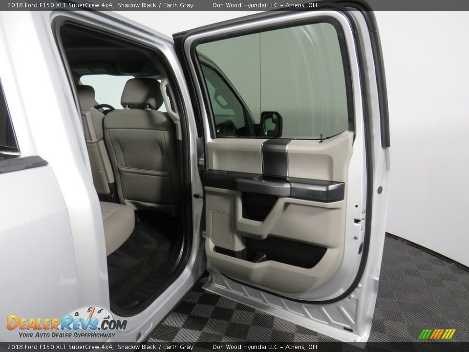 2018 Ford F150 XLT SuperCrew 4x4 Shadow Black / Earth Gray Photo #34
