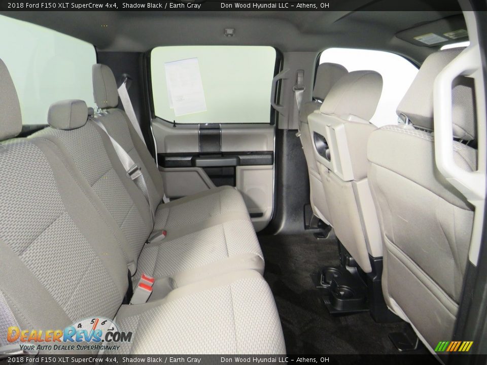 2018 Ford F150 XLT SuperCrew 4x4 Shadow Black / Earth Gray Photo #35