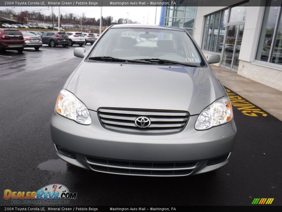 2004 Toyota Corolla LE Mineral Green / Pebble Beige Photo #4