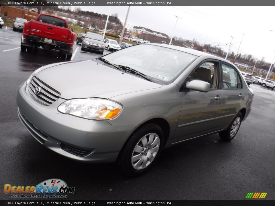 2004 Toyota Corolla LE Mineral Green / Pebble Beige Photo #5