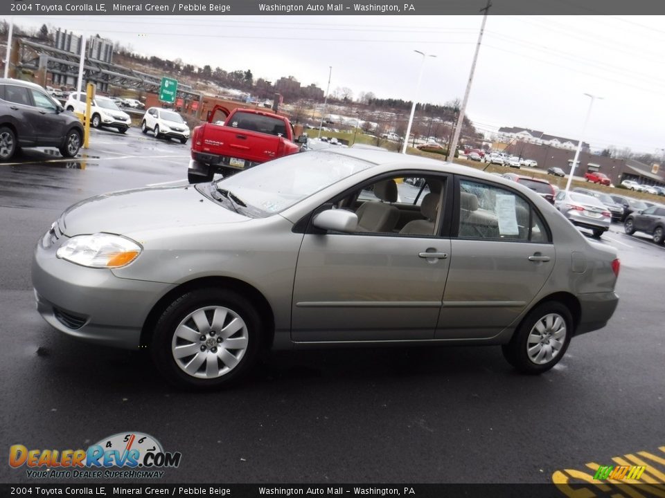 2004 Toyota Corolla LE Mineral Green / Pebble Beige Photo #6