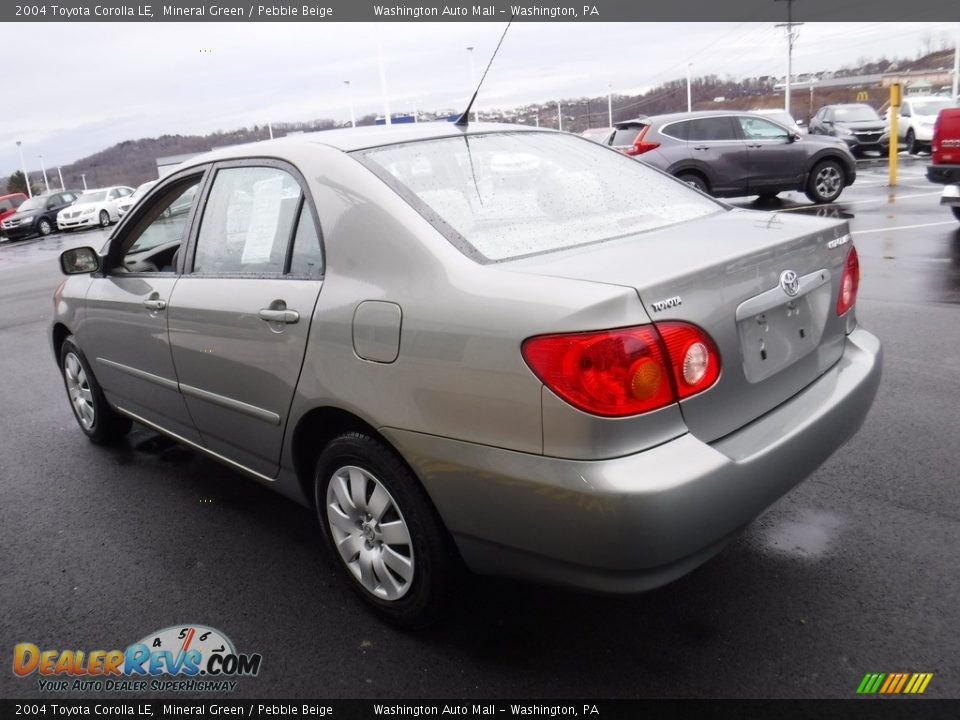2004 Toyota Corolla LE Mineral Green / Pebble Beige Photo #7