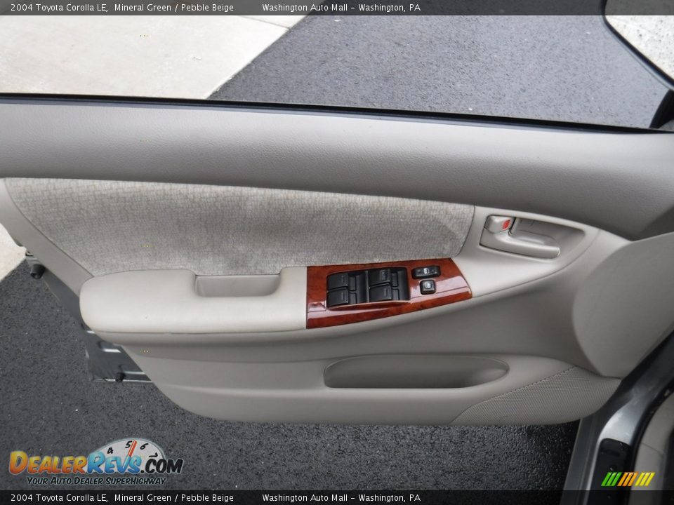 2004 Toyota Corolla LE Mineral Green / Pebble Beige Photo #11