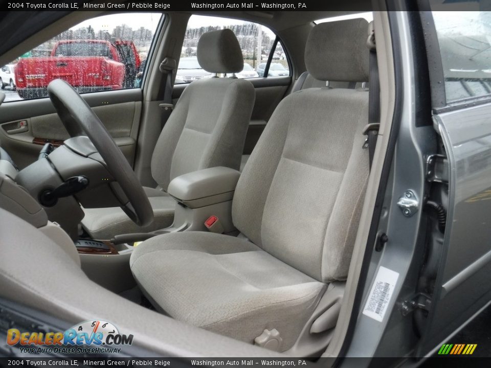 2004 Toyota Corolla LE Mineral Green / Pebble Beige Photo #12