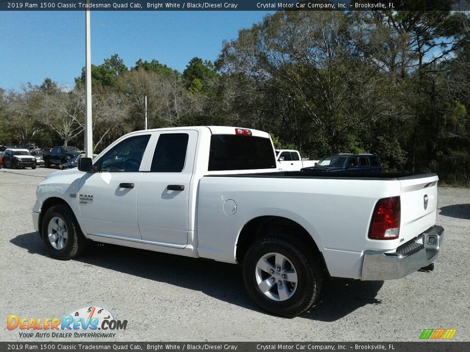 2019 Ram 1500 Classic Tradesman Quad Cab Bright White / Black/Diesel Gray Photo #3