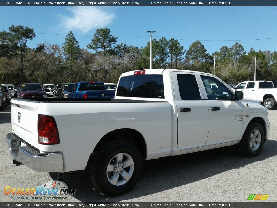 2019 Ram 1500 Classic Tradesman Quad Cab Bright White / Black/Diesel Gray Photo #5