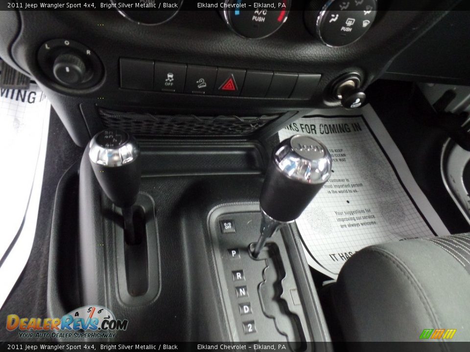 2011 Jeep Wrangler Sport 4x4 Bright Silver Metallic / Black Photo #19