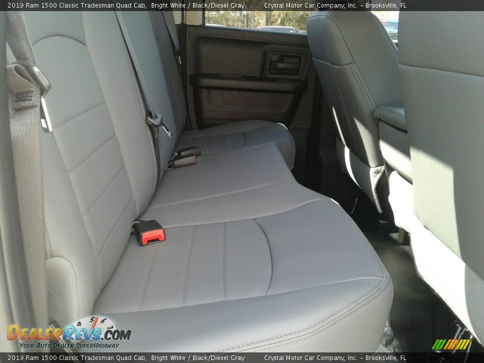 2019 Ram 1500 Classic Tradesman Quad Cab Bright White / Black/Diesel Gray Photo #11