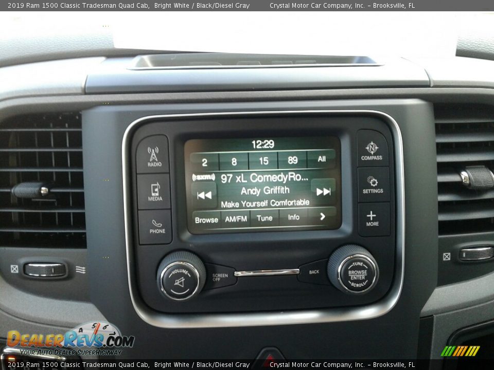 2019 Ram 1500 Classic Tradesman Quad Cab Bright White / Black/Diesel Gray Photo #15