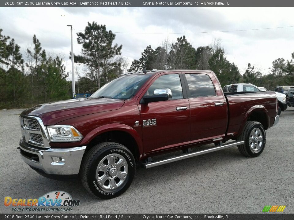 2018 Ram 2500 Laramie Crew Cab 4x4 Delmonico Red Pearl / Black Photo #1