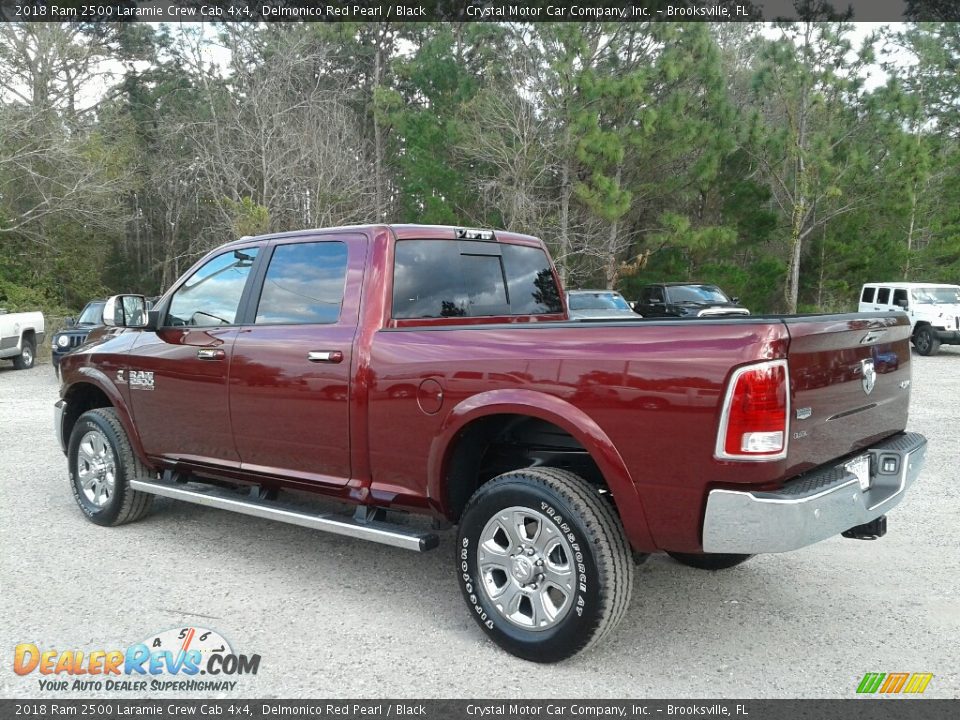 2018 Ram 2500 Laramie Crew Cab 4x4 Delmonico Red Pearl / Black Photo #3