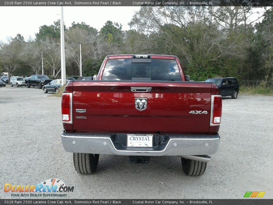 2018 Ram 2500 Laramie Crew Cab 4x4 Delmonico Red Pearl / Black Photo #4