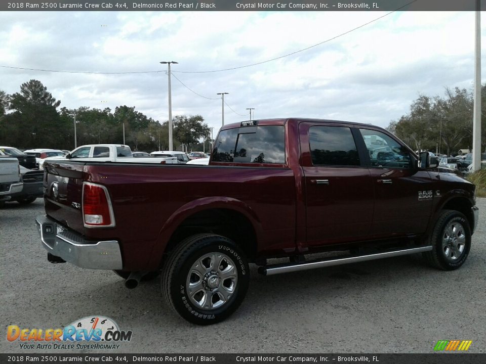 2018 Ram 2500 Laramie Crew Cab 4x4 Delmonico Red Pearl / Black Photo #5