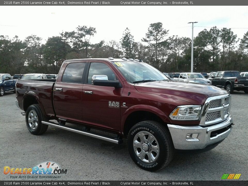 2018 Ram 2500 Laramie Crew Cab 4x4 Delmonico Red Pearl / Black Photo #7