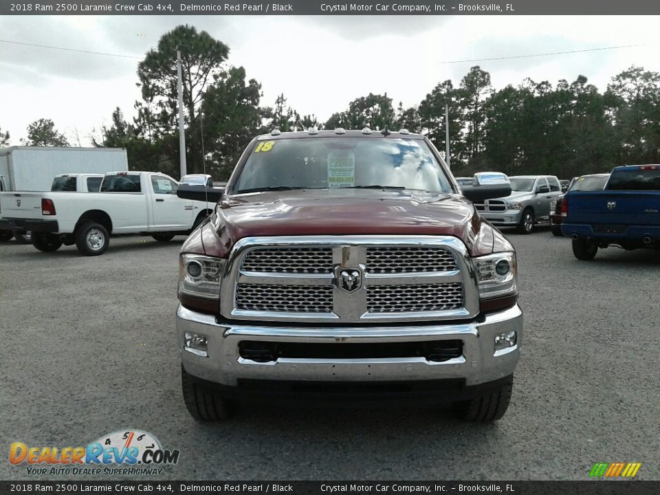 2018 Ram 2500 Laramie Crew Cab 4x4 Delmonico Red Pearl / Black Photo #8