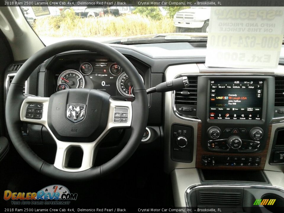2018 Ram 2500 Laramie Crew Cab 4x4 Delmonico Red Pearl / Black Photo #13