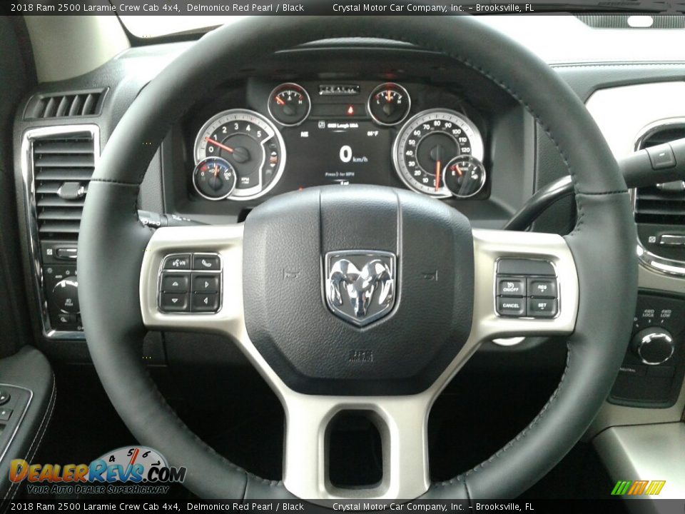 2018 Ram 2500 Laramie Crew Cab 4x4 Delmonico Red Pearl / Black Photo #14