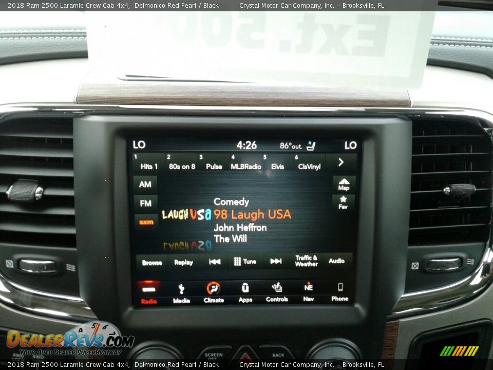 2018 Ram 2500 Laramie Crew Cab 4x4 Delmonico Red Pearl / Black Photo #15