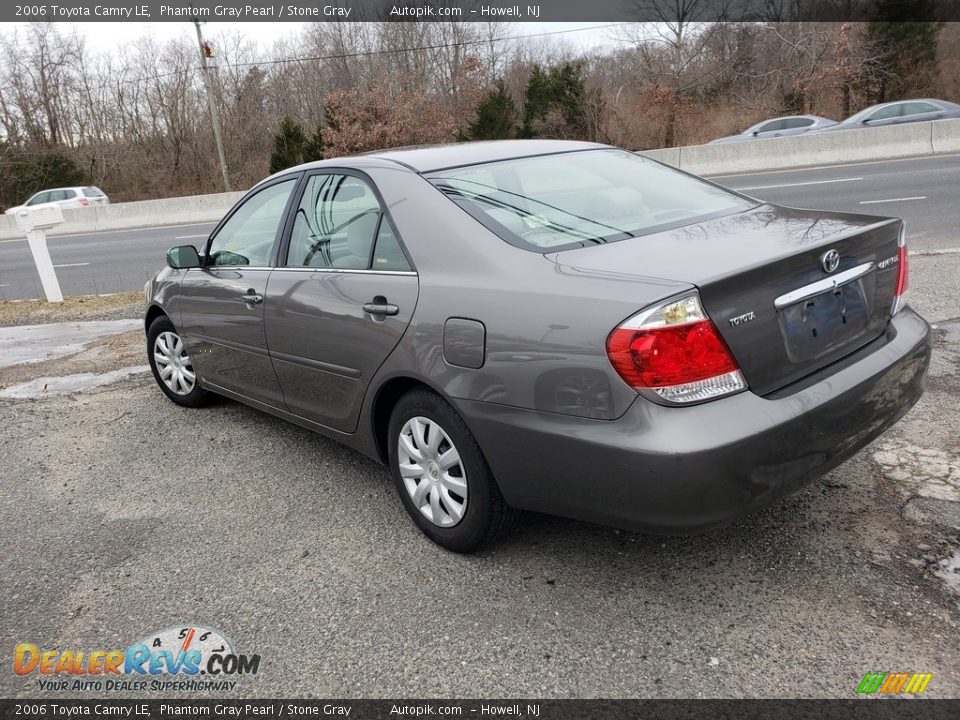 2006 Toyota Camry LE Phantom Gray Pearl / Stone Gray Photo #6