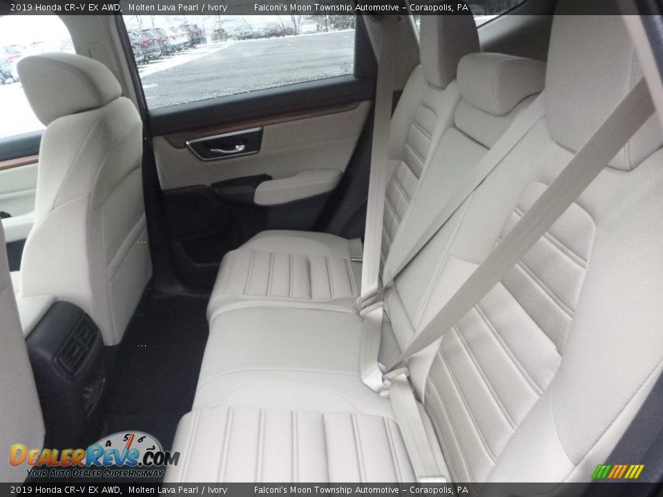 Rear Seat of 2019 Honda CR-V EX AWD Photo #9