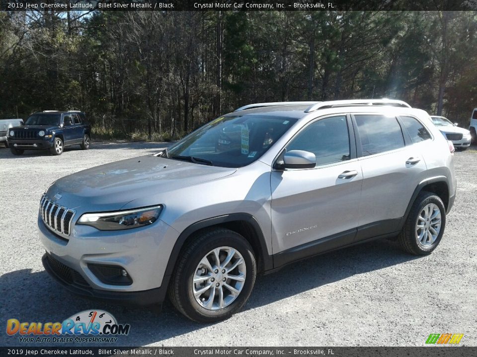 2019 Jeep Cherokee Latitude Billet Silver Metallic / Black Photo #1