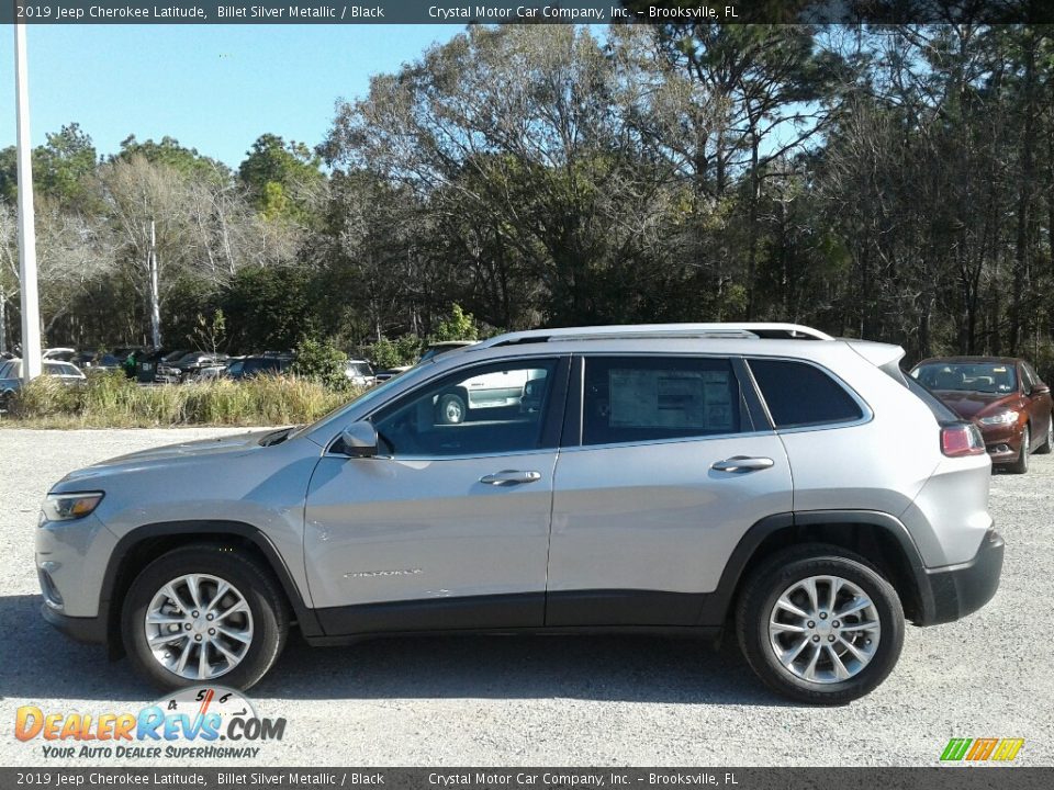 2019 Jeep Cherokee Latitude Billet Silver Metallic / Black Photo #2