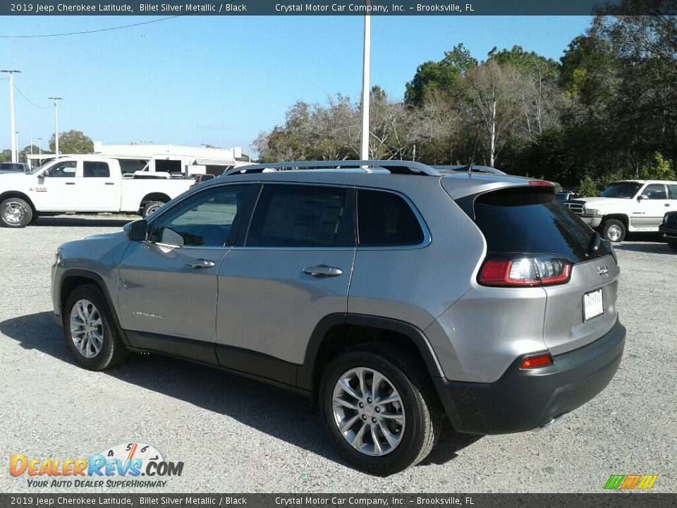 2019 Jeep Cherokee Latitude Billet Silver Metallic / Black Photo #3