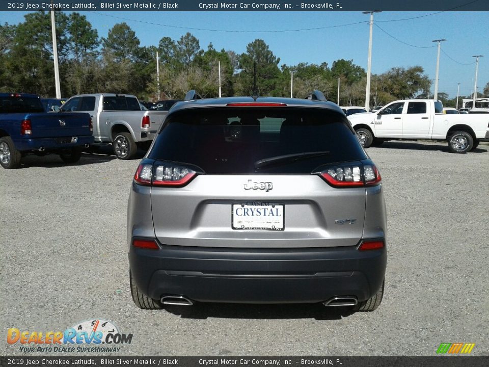 2019 Jeep Cherokee Latitude Billet Silver Metallic / Black Photo #4