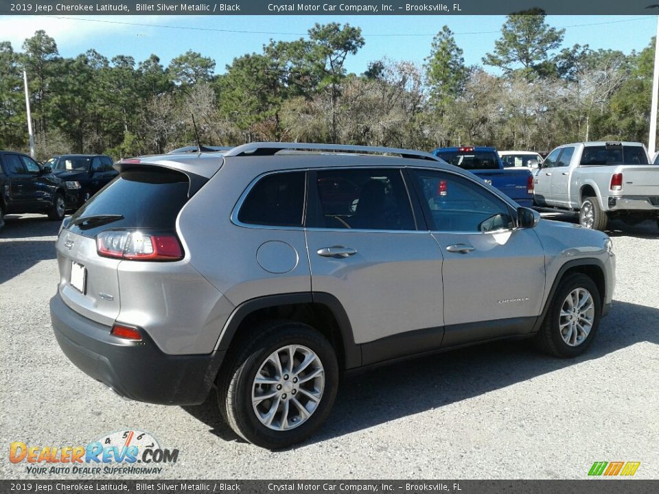 2019 Jeep Cherokee Latitude Billet Silver Metallic / Black Photo #5