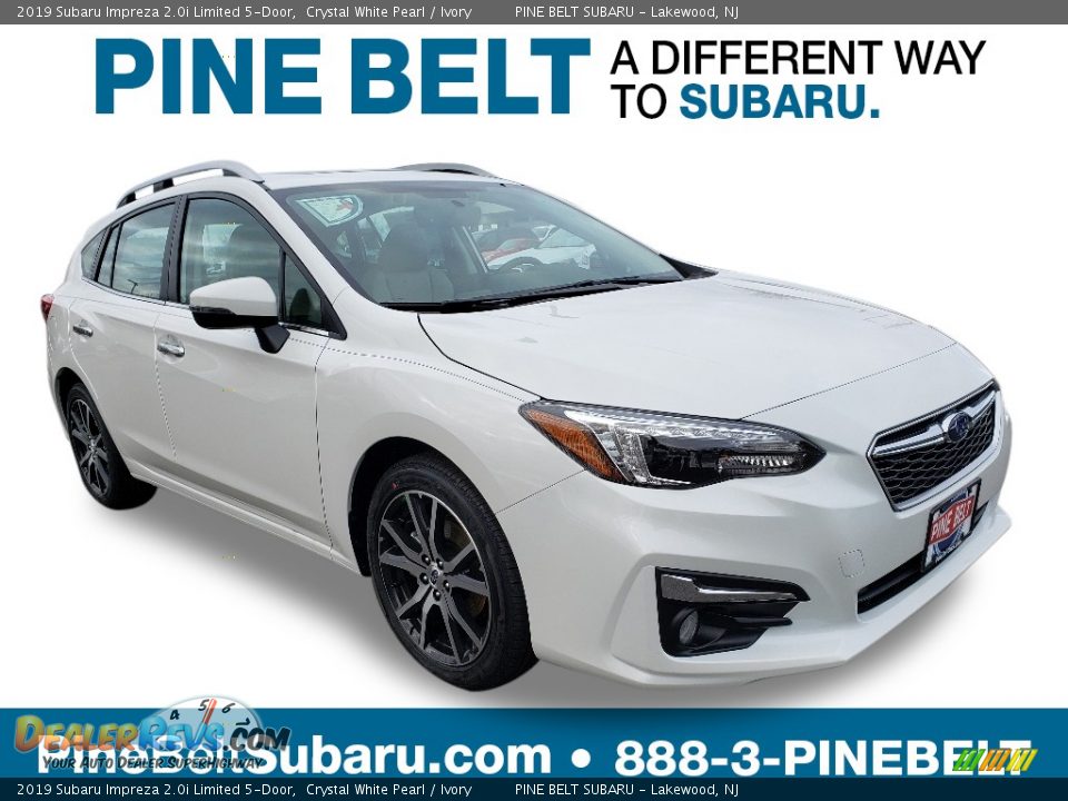 2019 Subaru Impreza 2.0i Limited 5-Door Crystal White Pearl / Ivory Photo #1
