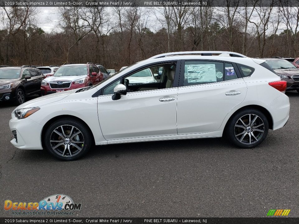 2019 Subaru Impreza 2.0i Limited 5-Door Crystal White Pearl / Ivory Photo #3