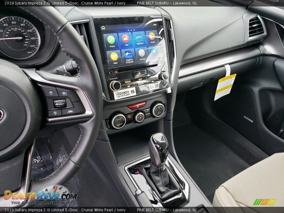 2019 Subaru Impreza 2.0i Limited 5-Door Crystal White Pearl / Ivory Photo #10