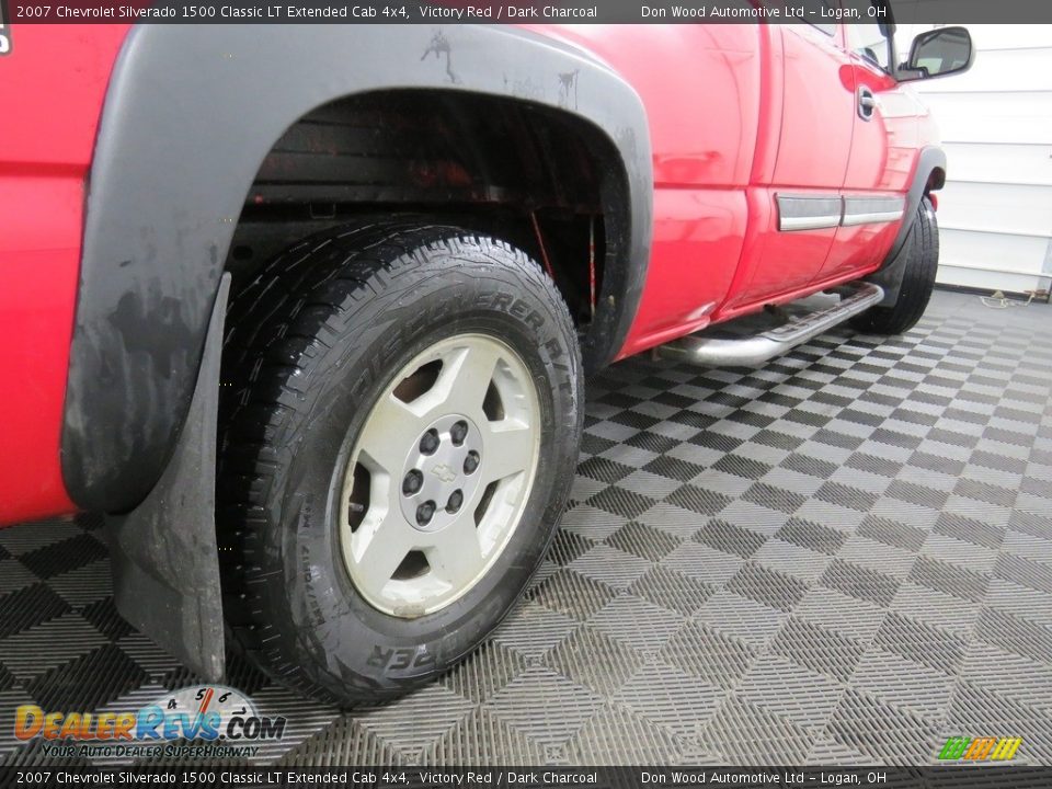2007 Chevrolet Silverado 1500 Classic LT Extended Cab 4x4 Victory Red / Dark Charcoal Photo #14
