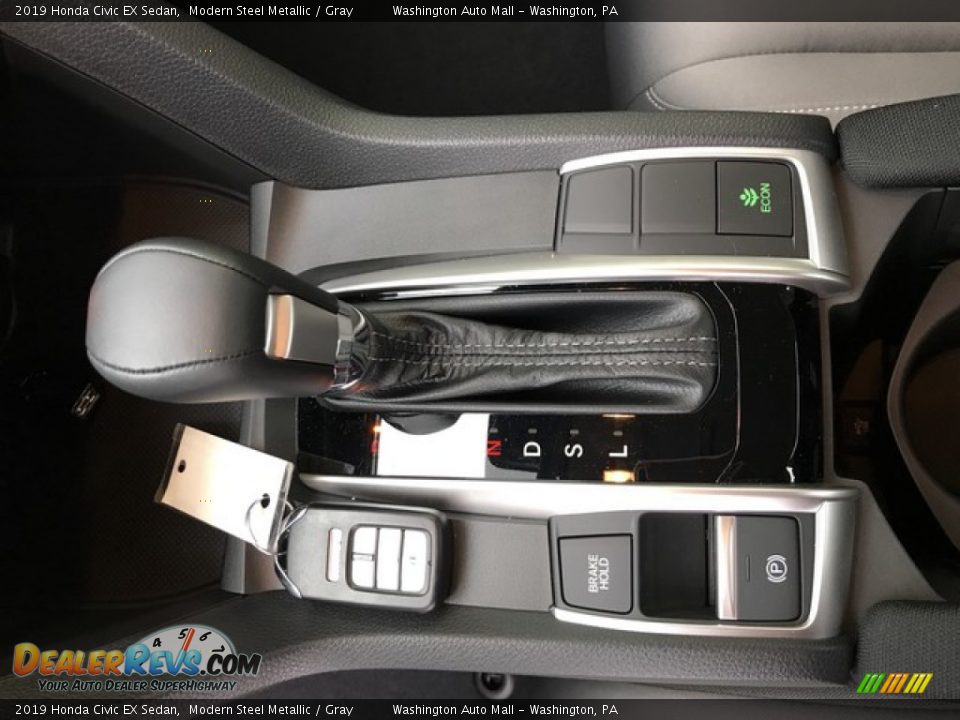 2019 Honda Civic EX Sedan Modern Steel Metallic / Gray Photo #20
