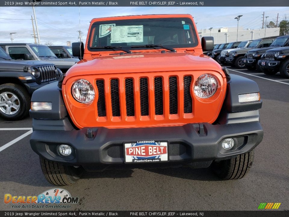 2019 Jeep Wrangler Unlimited Sport 4x4 Punk'n Metallic / Black Photo #2