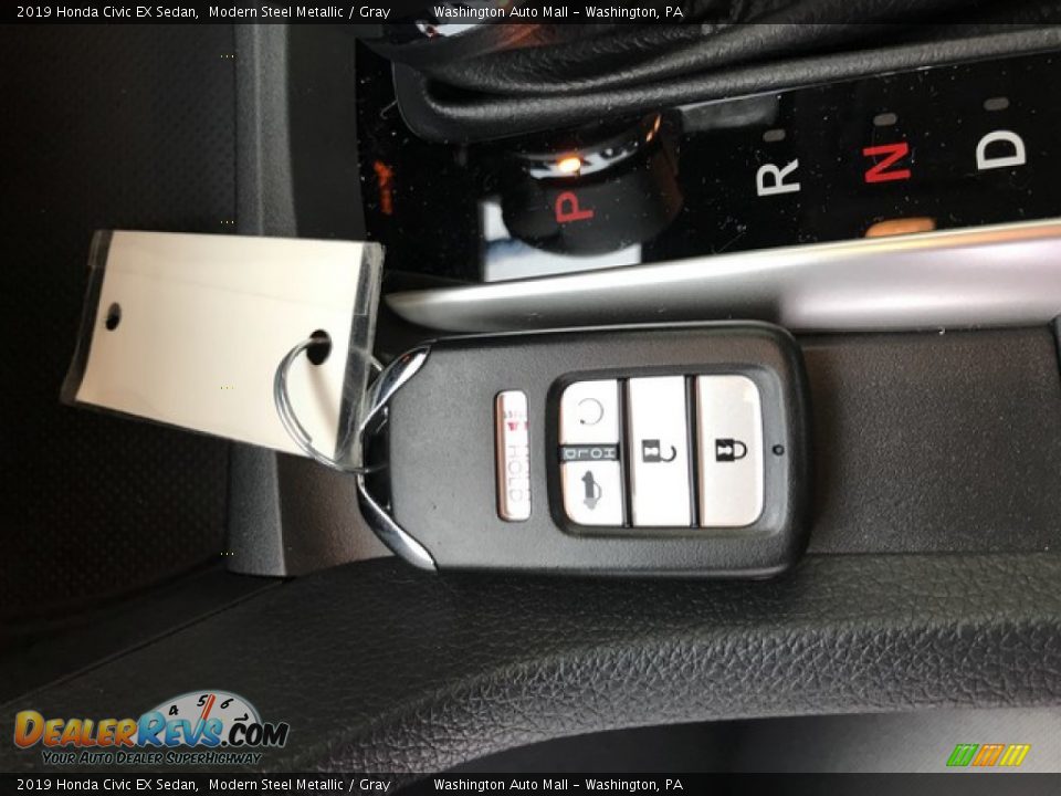 2019 Honda Civic EX Sedan Modern Steel Metallic / Gray Photo #21