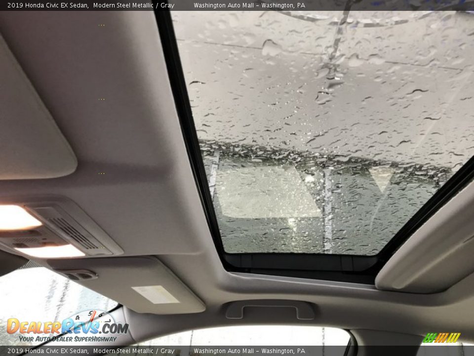 2019 Honda Civic EX Sedan Modern Steel Metallic / Gray Photo #26