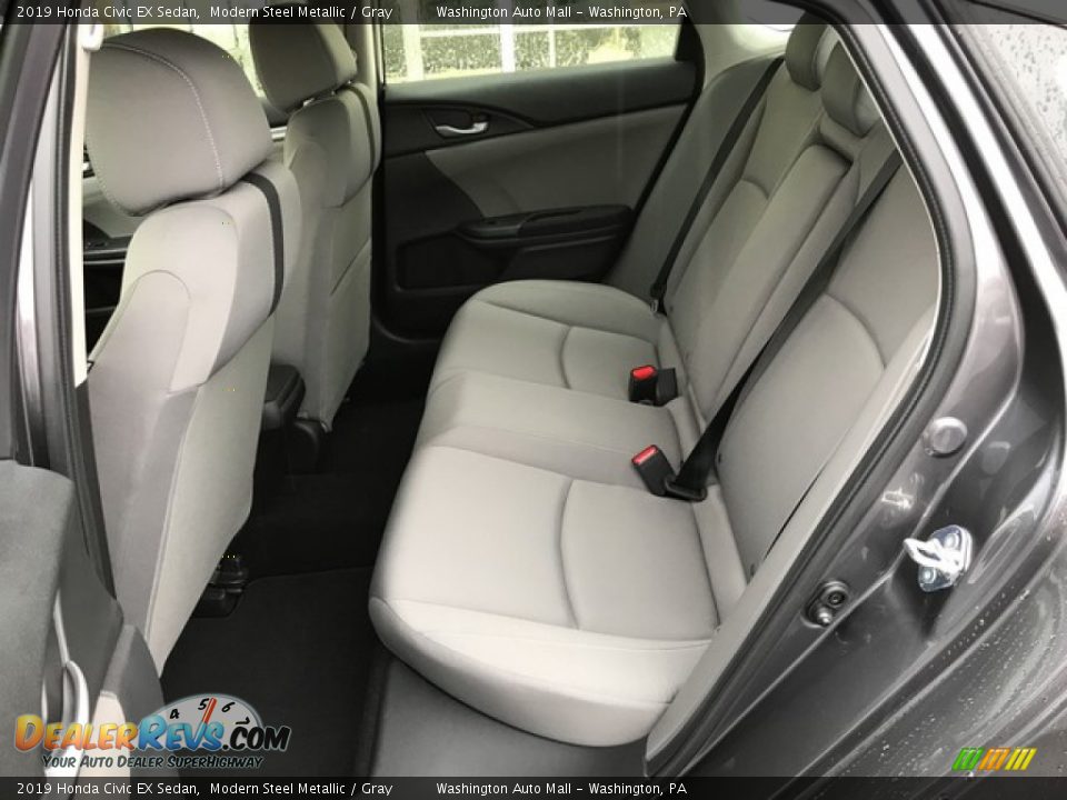 2019 Honda Civic EX Sedan Modern Steel Metallic / Gray Photo #27