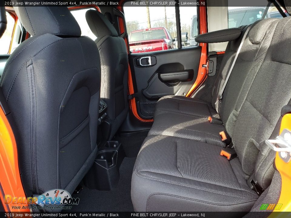 2019 Jeep Wrangler Unlimited Sport 4x4 Punk'n Metallic / Black Photo #6