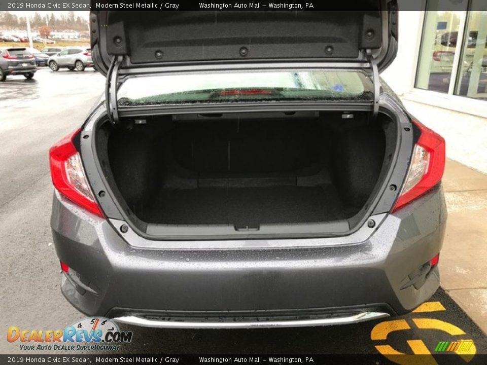 2019 Honda Civic EX Sedan Modern Steel Metallic / Gray Photo #28