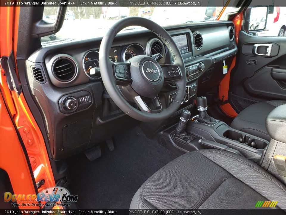 2019 Jeep Wrangler Unlimited Sport 4x4 Punk'n Metallic / Black Photo #8
