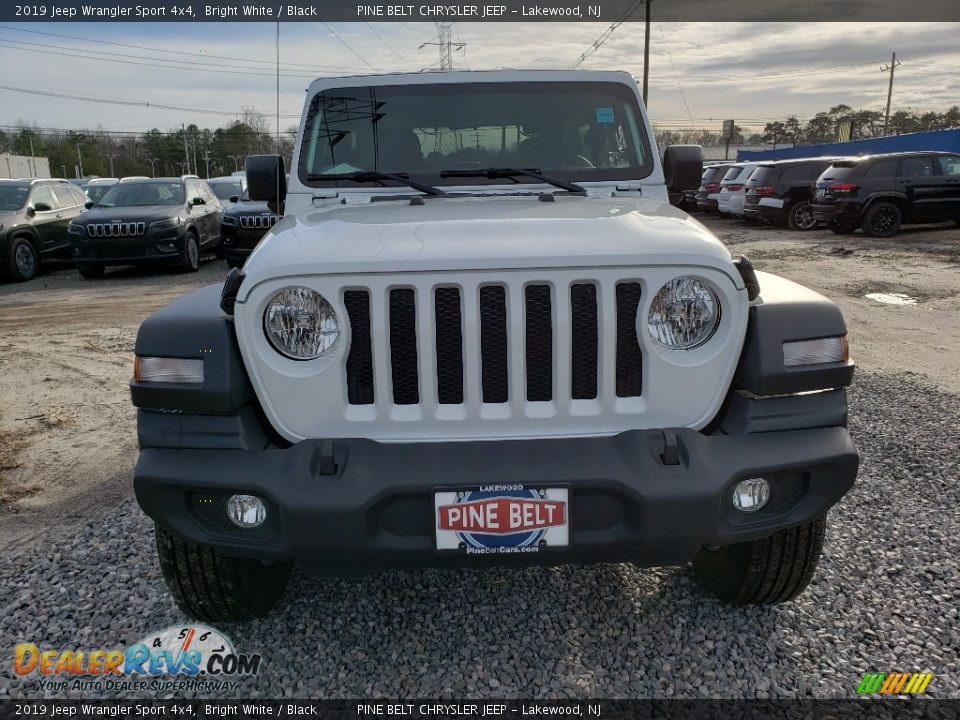 2019 Jeep Wrangler Sport 4x4 Bright White / Black Photo #2