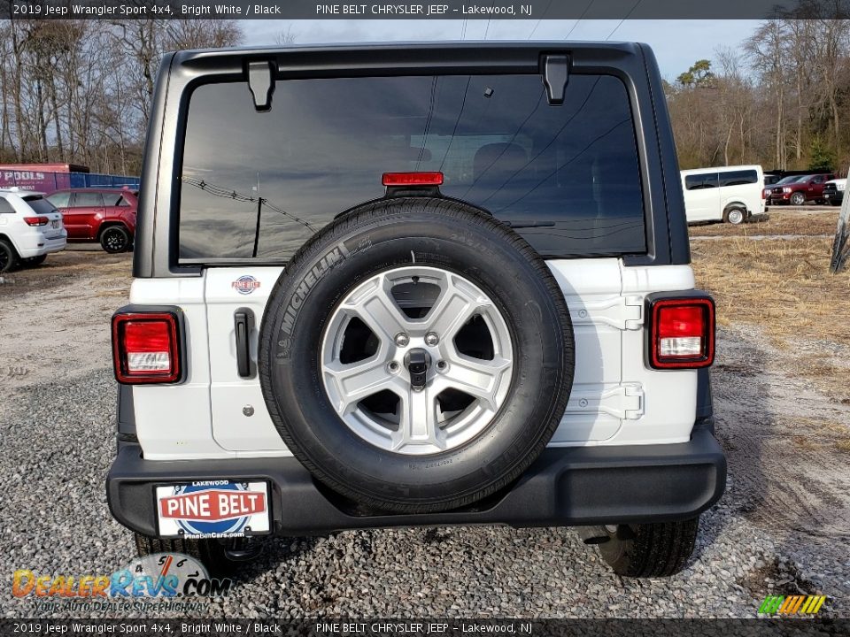 2019 Jeep Wrangler Sport 4x4 Bright White / Black Photo #5