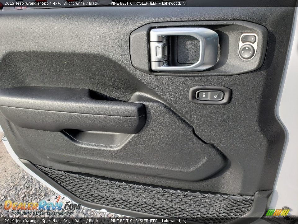 2019 Jeep Wrangler Sport 4x4 Bright White / Black Photo #9