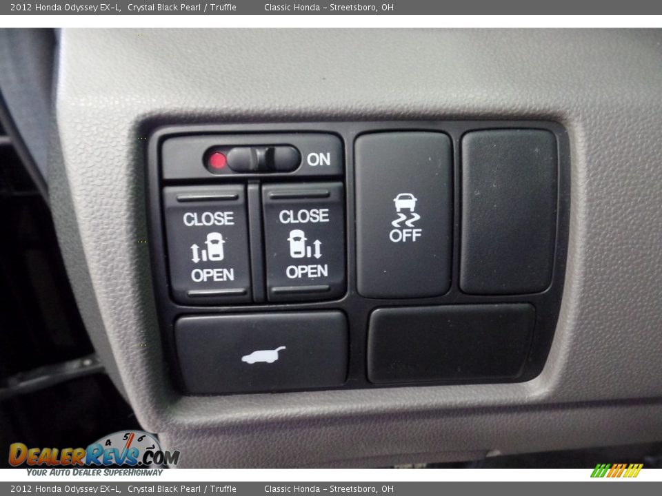 2012 Honda Odyssey EX-L Crystal Black Pearl / Truffle Photo #29